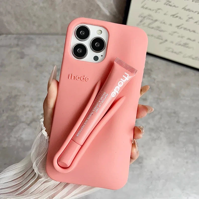 Lip Gloss & Silicone Case Combo